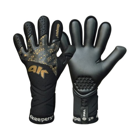 Rękawice bramkarskie 4Keepers Elite Drake NC Junior czarne 6 4Keepers