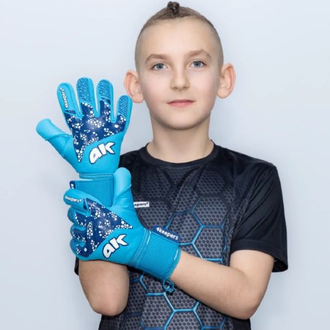 Rękawice bramkarskie 4Keepers Elite Nox NC Junior niebieskie 5 4Keepers