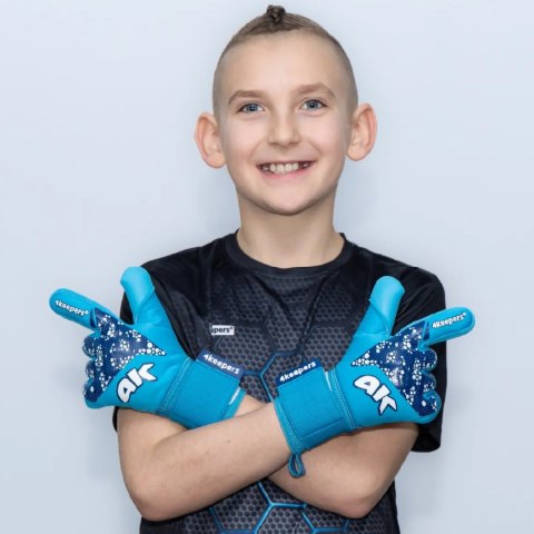 Rękawice bramkarskie 4Keepers Elite Nox NC Junior niebieskie 6 4Keepers
