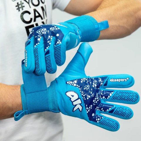 Rękawice bramkarskie 4Keepers Elite Nox NC niebieskie 10 4Keepers