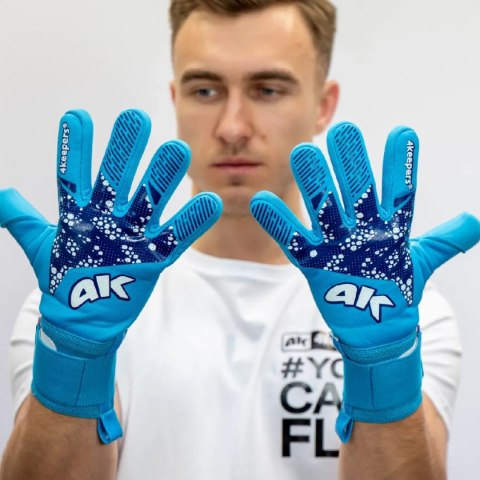 Rękawice bramkarskie 4Keepers Elite Nox NC niebieskie 8 4Keepers