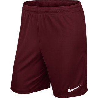 Spodenki dla dzieci Nike Park II Knit Short NB JUNIOR bordowe 725988 677 S Nike Team