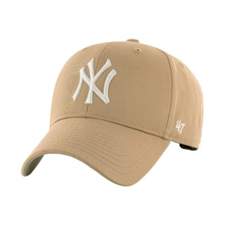 Czapka z daszkiem '47 New York Yankees Raised Basic ciemny beż B-RAC17CTP-KH 47 Brand