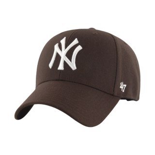 Czapka z daszkiem '47 New York Yankees Snapback brązowa B-MVPSP17WBP-BW 47 Brand