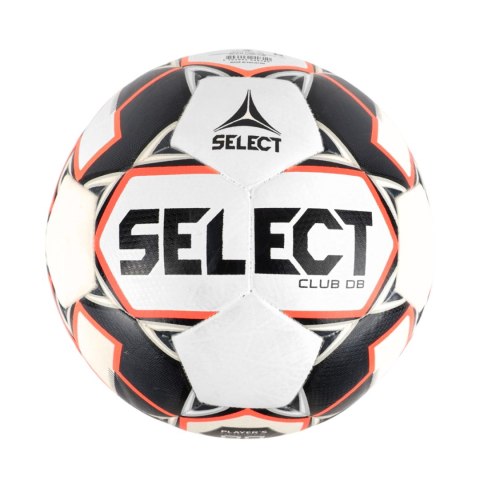 Piłka nożna Select Club DB biało-czarno-pomarańczowa 18731 5 Select
