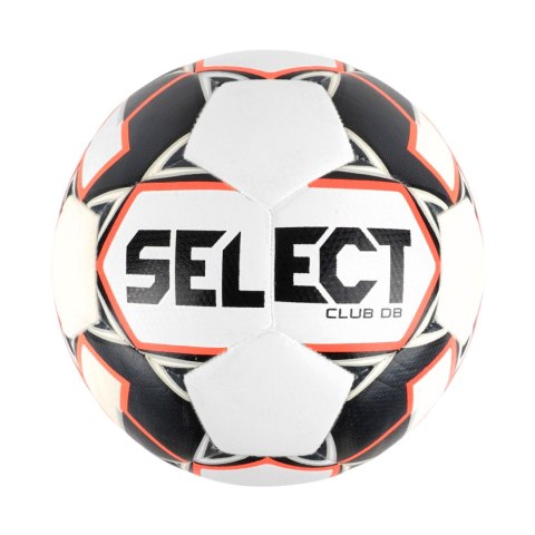 Piłka nożna Select Club DB biało-czarno-pomarańczowa 18731 5 Select