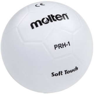 Piłka ręczna Molten softball gumowa biała PRH-1 Molten