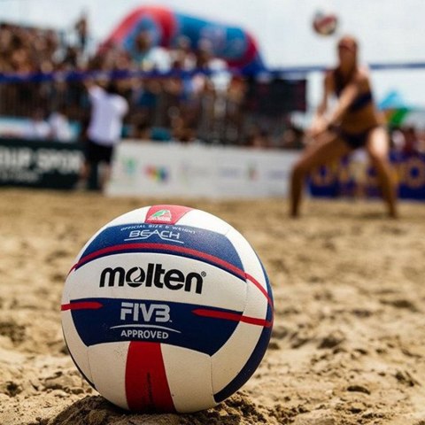 Piłka siatkowa Molten plażowa V5B5000-DE FIVB DVV1 5 Molten