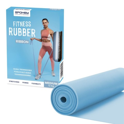 Guma Fitness Spokey Ribbon Medium niebieska 941950 Spokey Guma Fitness Spokey Ribbon Medium niebieska 941950 Spokey