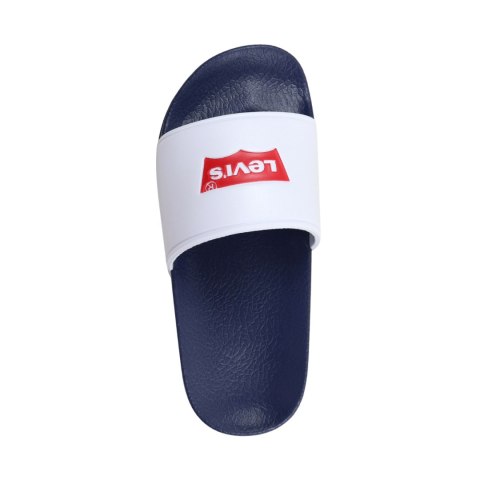 Klapki damskie Levi's Pool biało-granatowe VPOL0187S-0122 38 Levi's