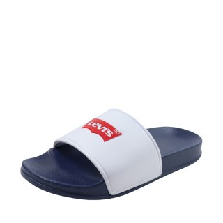 Klapki damskie Levi's Pool biało-granatowe VPOL0187S-0122 39 Levi's