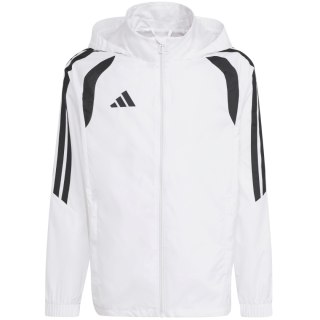 Kurtka dla dzieci adidas Tiro 26 League Windbreaker biała JY9722 152cm Adidas teamwear