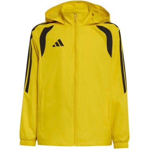 Kurtka dla dzieci adidas Tiro 26 League Windbreaker żółta KT2425 164cm Adidas teamwear