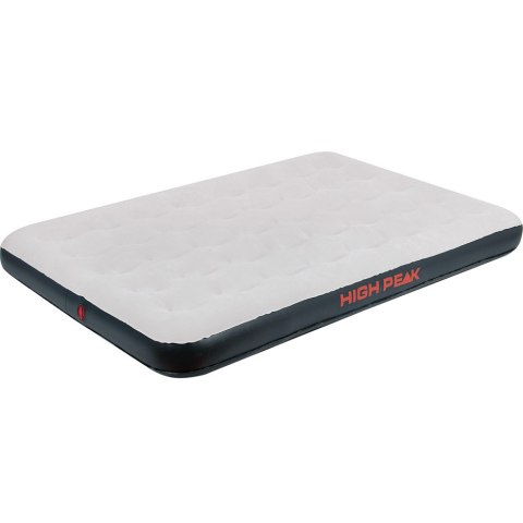 Materac welurowy dwuosobowy High Peak 197 cm x 138 cm x 20 cm szary 40034 High Peak