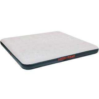 Materac welurowy dwuosobowy High Peak King 200x185x20 cm szary 40036 High Peak