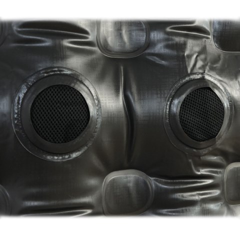 Materac welurowy dwuosobowy High Peak King 200x185x20 cm szary 40036 High Peak