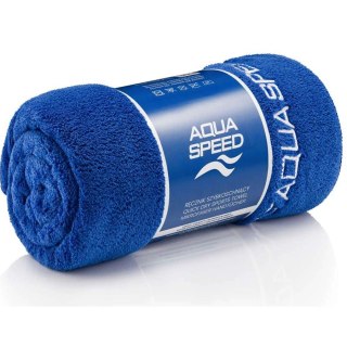 Ręcznik Microfibre DRY CORAL granatowy 70cm x 140cm Aqua-Speed