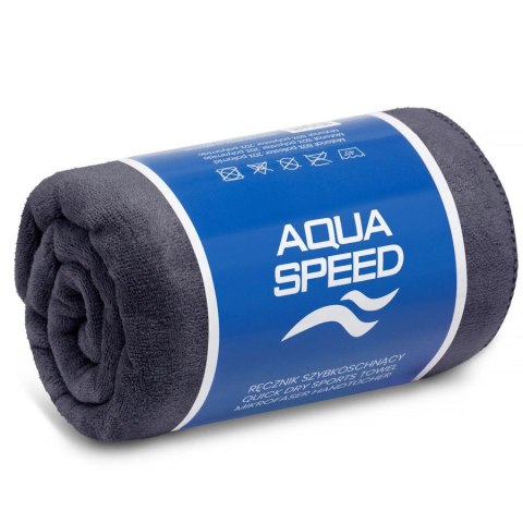 Ręcznik Microfibre DRY SOFT grafitowy 100x50 cm Aqua-Speed