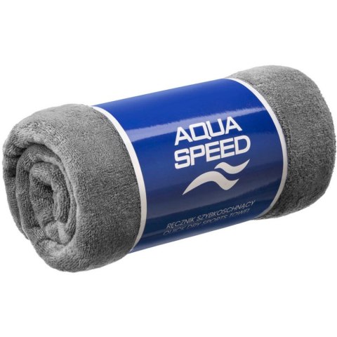 Ręcznik Microfibre DRY SOFT szary 100x50 cm Aqua-Speed