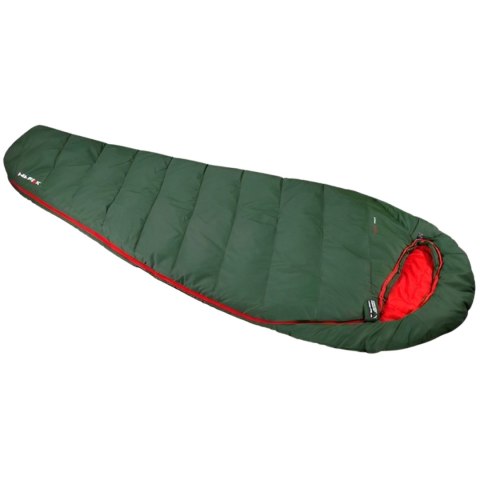Śpiwór High Peak Pak 600 Eco 210x75x50 cm zielono-czerwony 23247 High Peak