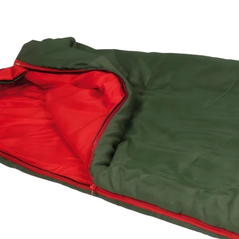 Śpiwór High Peak Pak 600 Eco 210x75x50 cm zielono-czerwony 23247 High Peak