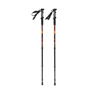 Kijki trekkingowe CMP Bern Trekking Poles czarno-pomarańczowe 3B36297 C905 CMP