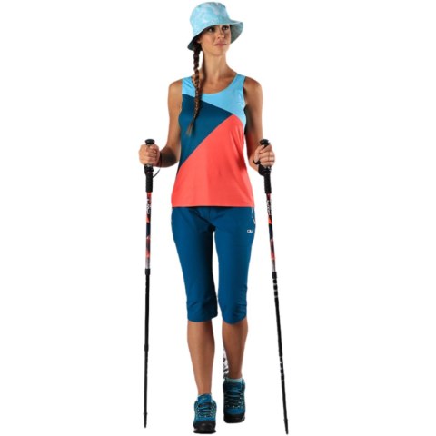 Kijki trekkingowe CMP Bern Trekking Poles czarno-pomarańczowe 3B36297 C905 CMP