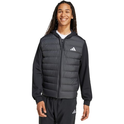 Kurtka męska adidas Essentials Climawarm Hybrid Down Hooded czarna KA5251 L Adidas