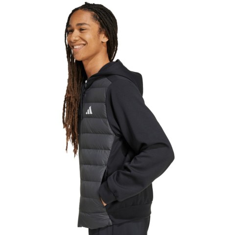 Kurtka męska adidas Essentials Climawarm Hybrid Down Hooded czarna KA5251 M Adidas