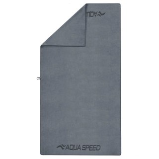 Ręcznik Microfibre DRY SOFT szary 140x70 cm Aqua-Speed