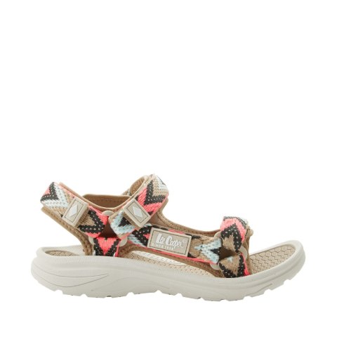 Sandały damskie Lee Cooper beż-fuksja LCW-26-34-4429LA 38 Lee Cooper