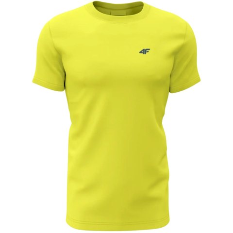 Koszulka męska 4F M4217 3 pak żółta, niebieska, zielona 4FWSS26TTSHM4217 90S 4XL 4F