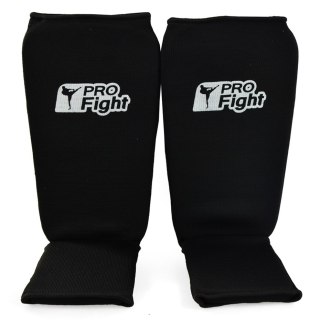 Ochraniacz na goleń stopę Step Profight Cotton 1104 czarny S PROfight