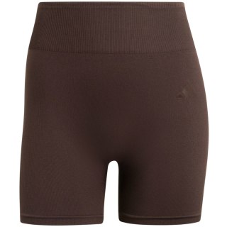 Spodenki damskie adidas Workout Essentials Knit 4 Inch Leggings brązowe KE5841 XL Adidas