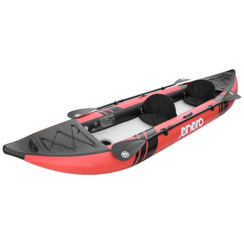 KAJAK 2-OSOBOWY SET 385x96x42CM LAMINOWANY PVC 200KG ENERO
