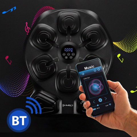 TB13 ELEKTRONICZNA TARCZA BOKSERSKA BLUETOOTH Z MUZYKĄ I RĘKAWICAMI BATERIA 4000mAh HMS HMS