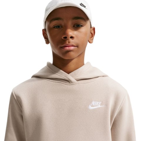 Bluza dla dzieci Nike Sportswear Club Fleece beżowa FD3000 236 XL Nike