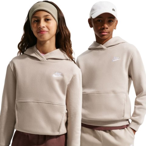 Bluza dla dzieci Nike Sportswear Club Fleece beżowa FD3000 236 M Nike