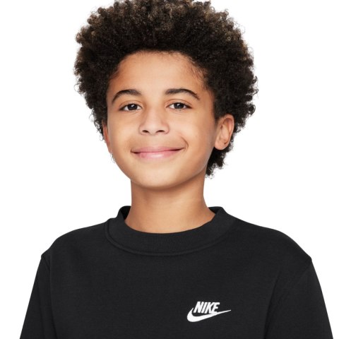 Bluza dla dzieci Nike Sportswear Club Fleece czarna FD3006 010 L Nike