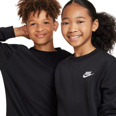 Bluza dla dzieci Nike Sportswear Club Fleece czarna FD3006 010 L Nike