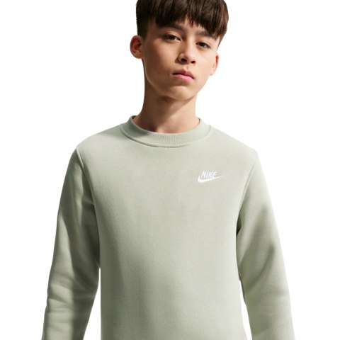 Bluza dla dzieci Nike Sportswear Club Fleece jasnozielona FD3006 304 XL Nike
