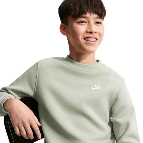 Bluza dla dzieci Nike Sportswear Club Fleece jasnozielona FD3006 304 M Nike