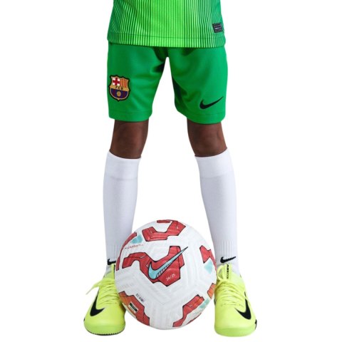 Spodenki dla dzieci Nike FC Barcelona 2025/26 Stadium Goalkeeper zielone HQ0475 310 L Nike