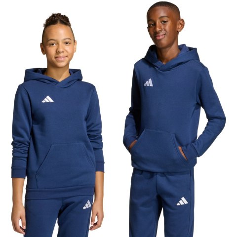 Bluza dla dzieci adidas Entrada 26 Hoody granatowa JZ6567 116cm Adidas teamwear