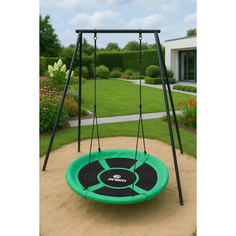 HUŚTAWKA OGRODOWA BOCIANIE GNIAZDO 110CM XXXL ZIELONA