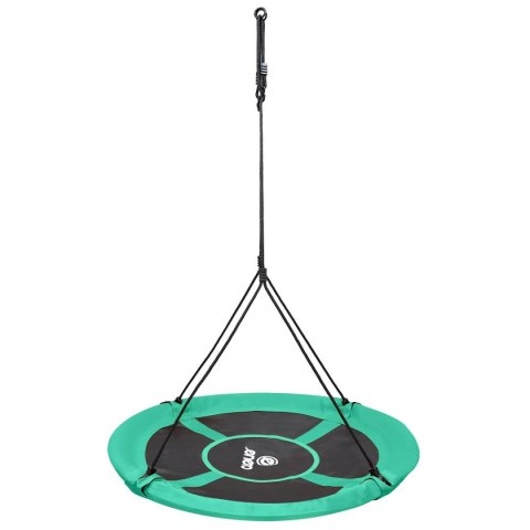 HUŚTAWKA OGRODOWA BOCIANIE GNIAZDO 110CM XXXL ZIELONA