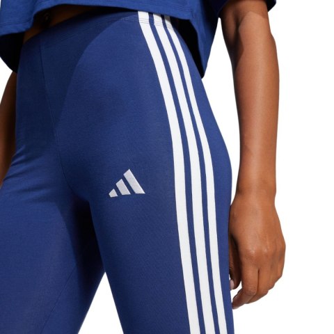 Legginsy damskie adidas Essentials 3-Stripes Cotton ciemnoniebieskie JE0067 2XL Adidas