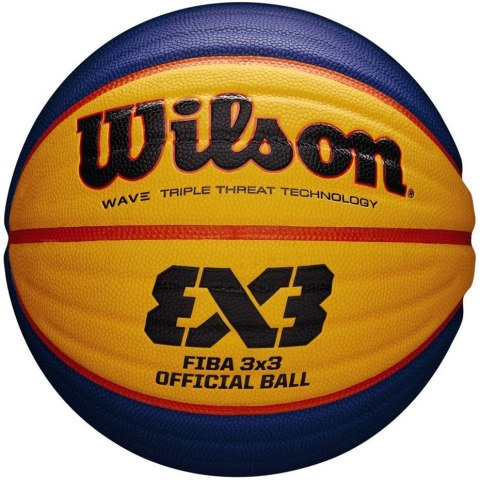 Piłka koszykowa Wilson FIBA3X3 Game Basketball granatowo-pomarańczowa WTB0533XB 6 Wilson