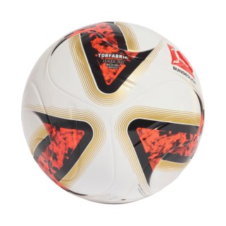Piłka nożna adidas Bundesliga 26/27 Torfabrik League J350 biało-pomarańczowo-złota HY5058 5 Adidas teamwear