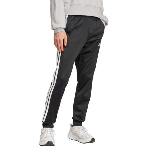 Spodnie męskie adidas 3-Stripes Tricot Regular Tapered czarne JI8809 2XL Adidas